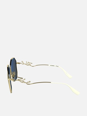 Lunettes de soleil Karl Lagerfeld en or