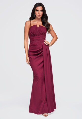 Ombre Evening dress 'Zulma' in Red