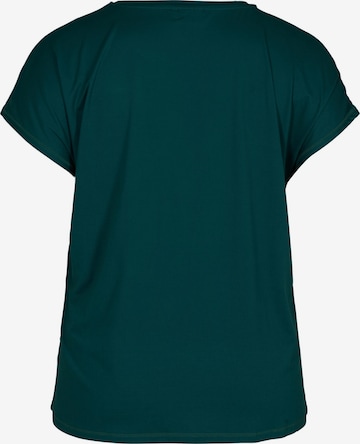 Active by Zizzi Functioneel shirt 'ABASIC' in Groen