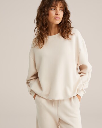 WE Fashion Pullover in Beige: Vorderseite
