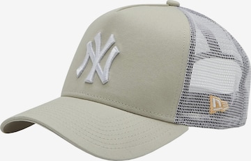 NEW ERA Cap 'New Era Jersey Ess 9FORTY New York Yankees' in Beige: front