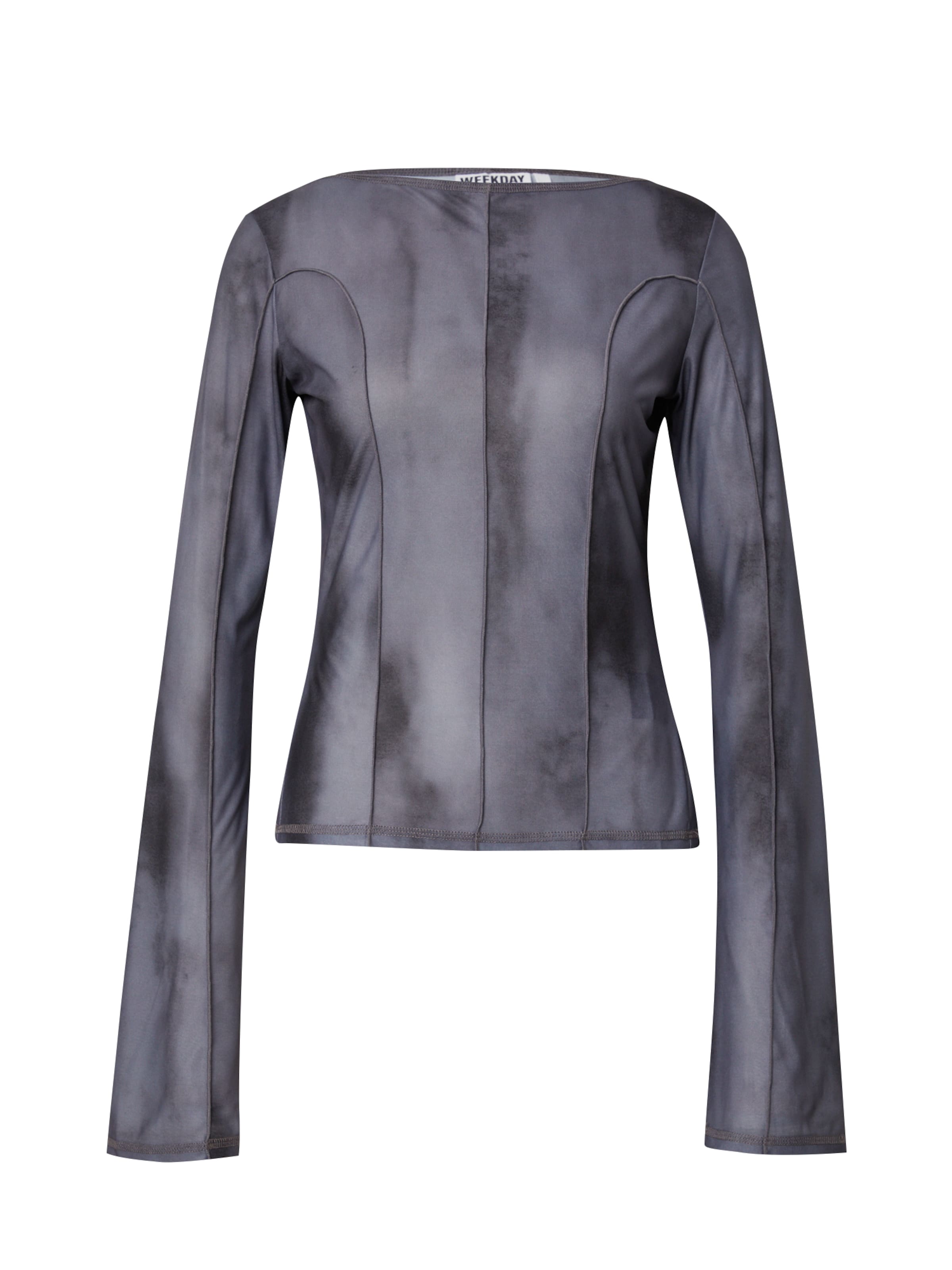 T-shirt 'Lora' WEEKDAY en gris : devant