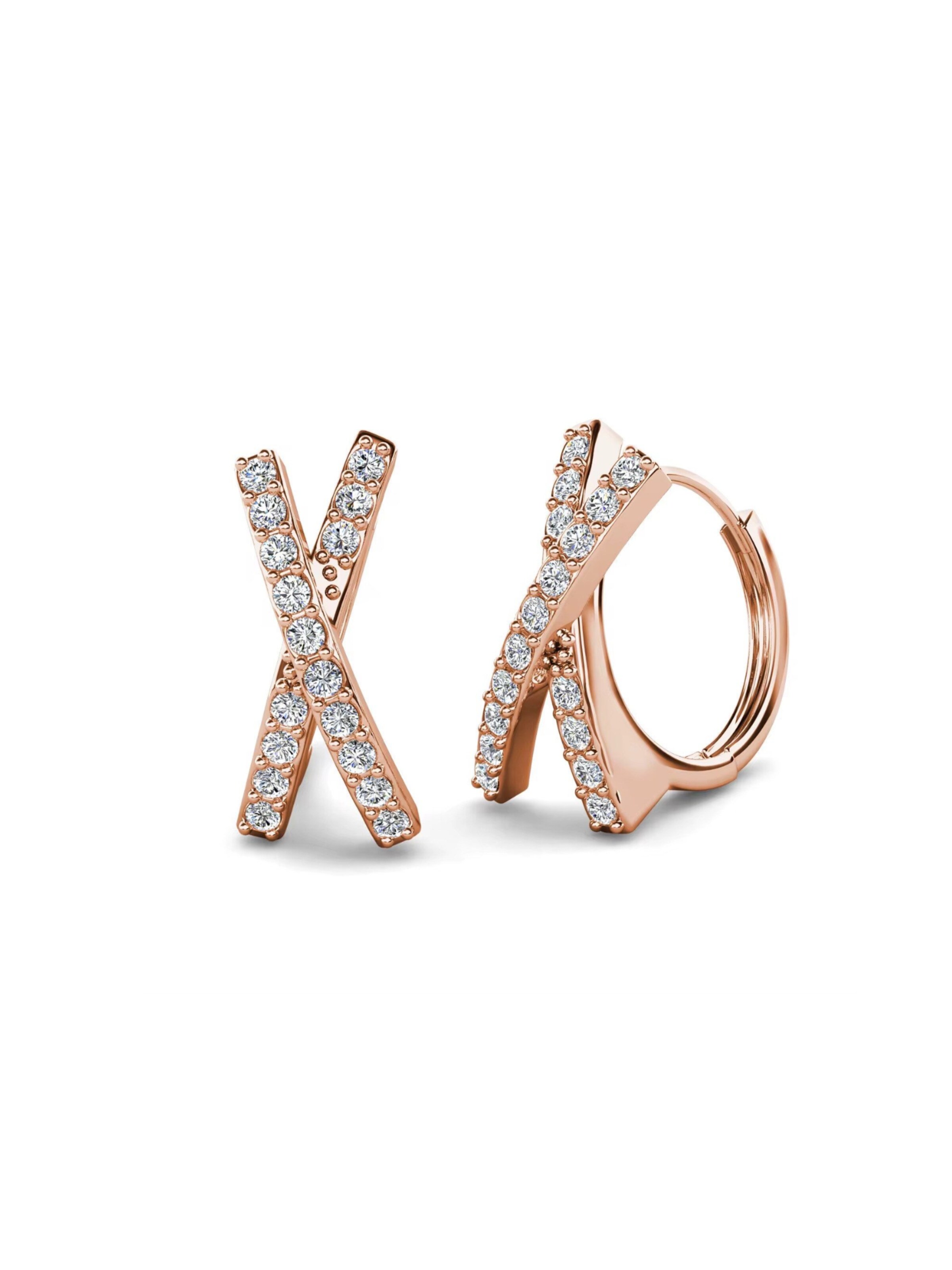 ROUGEMONT Jewellery Earrings 'Funkelnde' in Gold: front