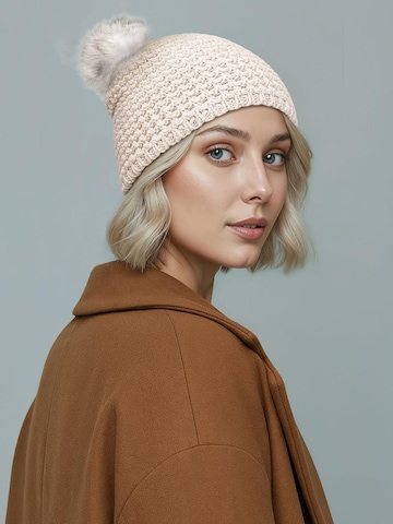 Neverless Mütze '1978' in Beige