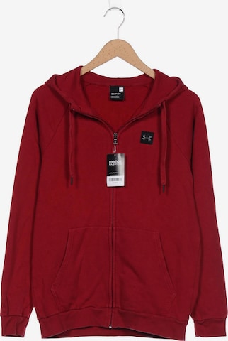 UNDER ARMOUR Sweatshirt & Zip-Up Hoodie in S in Red: front