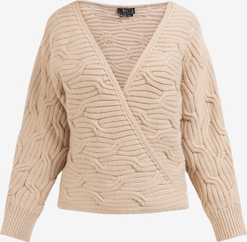 Pull-over 'Tylin' faina en beige : devant