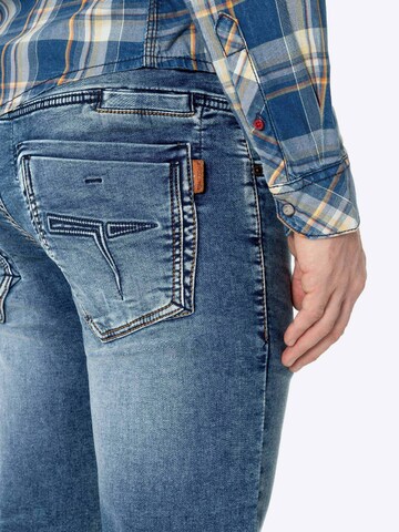 TIMEZONE Slimfit Jeans 'Gerrit' in Blau