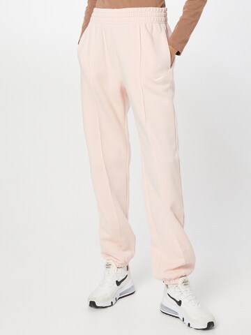 Nike Sportswear Loosefit Kalhoty – oranžová: přední strana