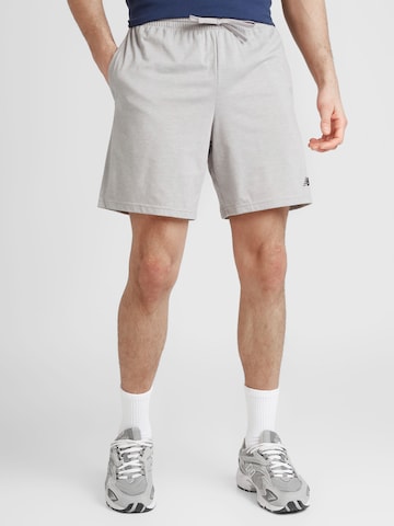 new balance Обычный Спортивные штаны в Серый: спереди
