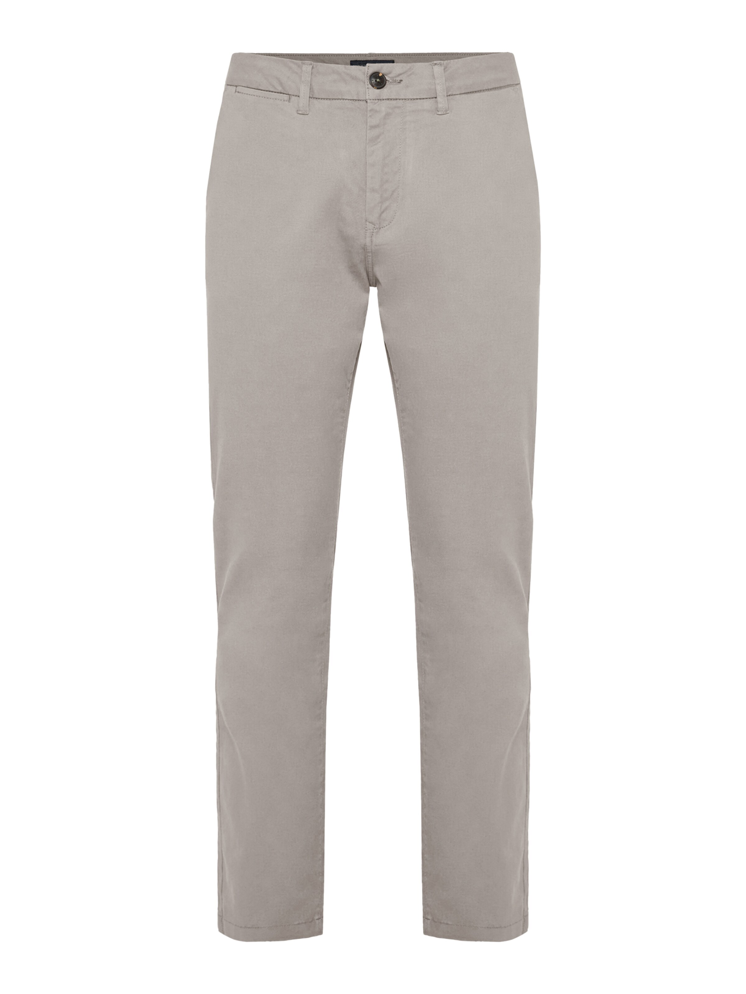 Funky Buddha regular Παντελόνι τσίνο σε γκρι: μπροστά