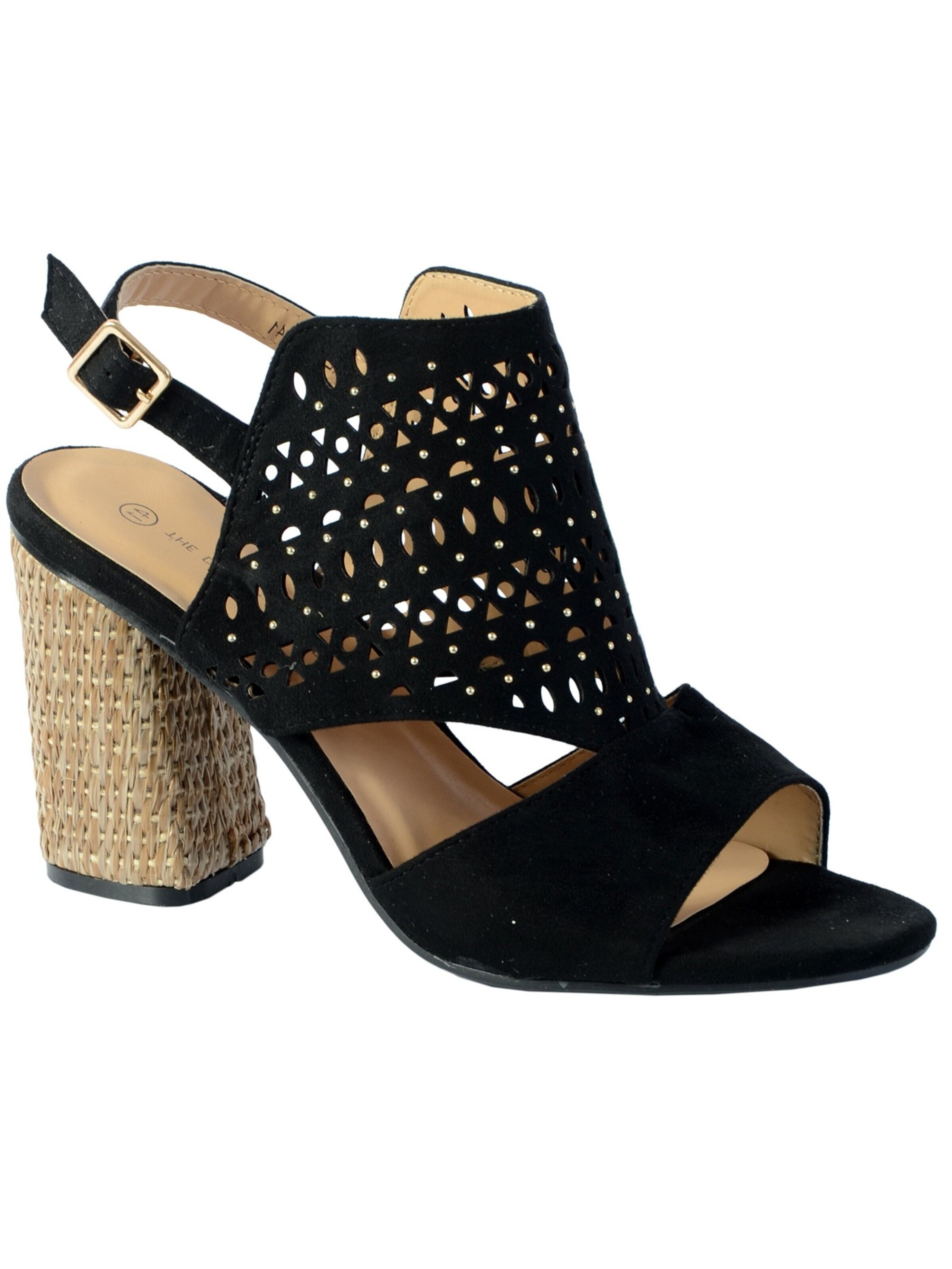 Sandales The Divine Factory en noir