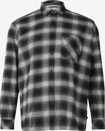 s.Oliver Regular fit Overhemd in Zwart: voorkant