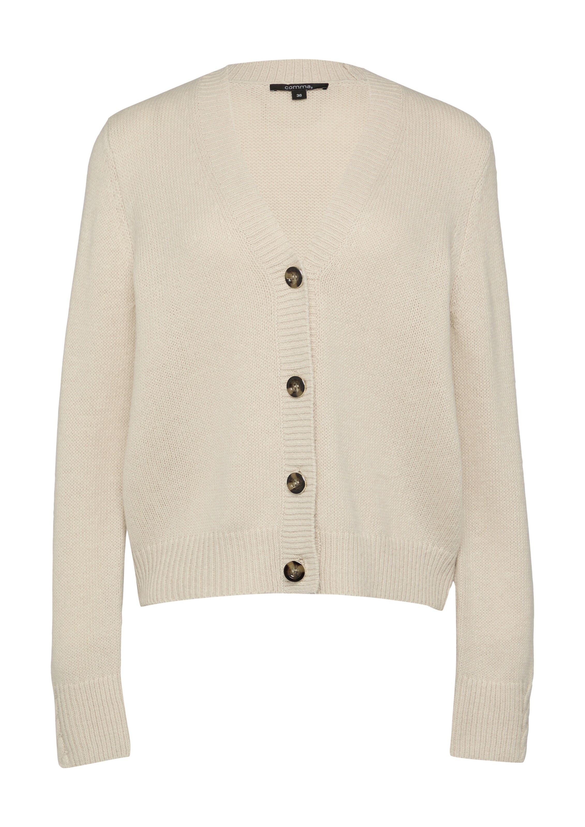 Cardigan COMMA en beige : devant
