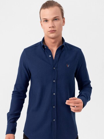 By Diess Collection Regular Fit Skjorte i blå