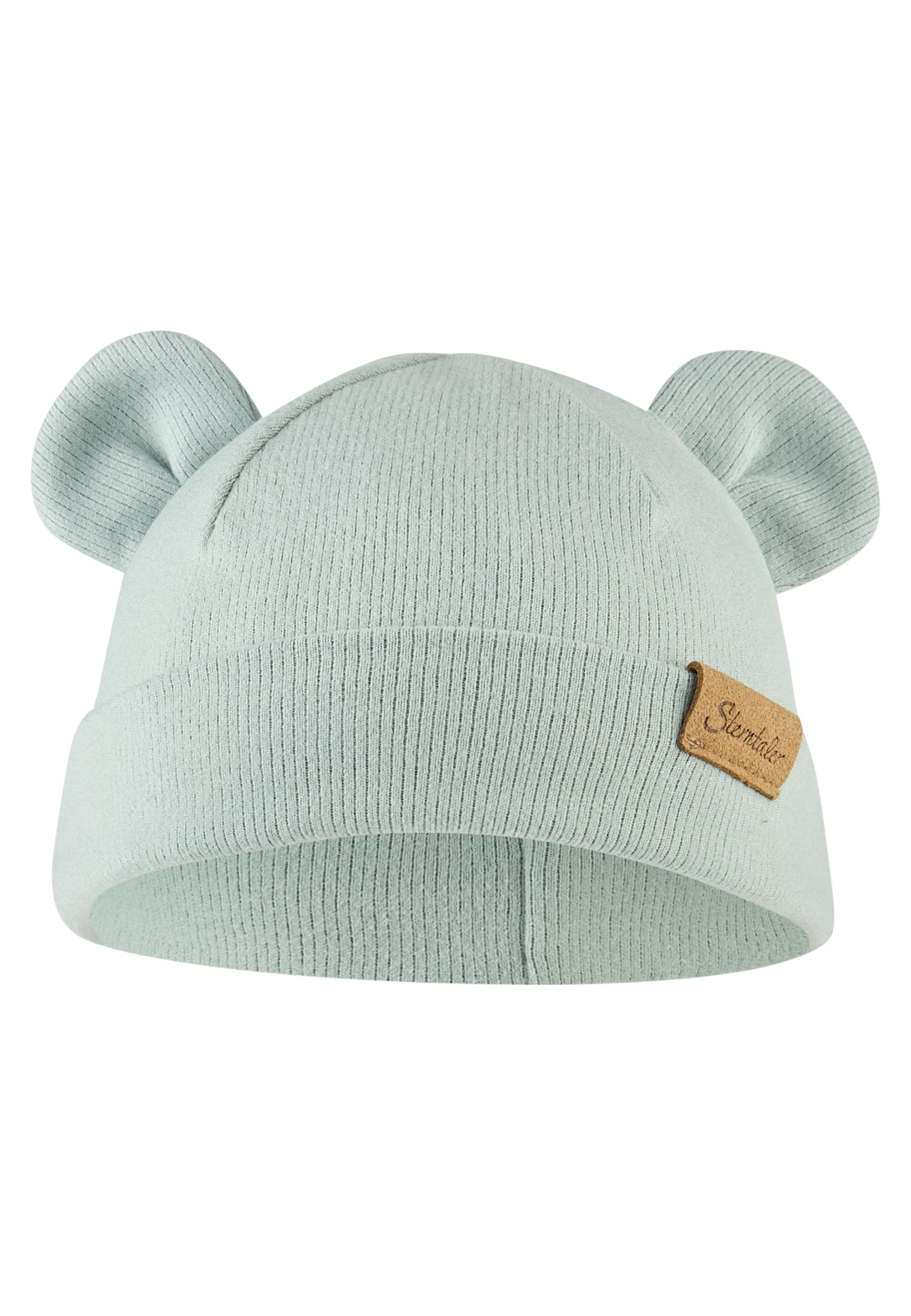 STERNTALER Beanie in Green: front