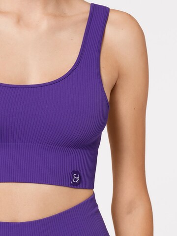 CALZEDONIA Bustier Sporttop in Lila