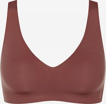 SLOGGI T-shirt Bra ' ZERO Feel 2.0' in Red: front