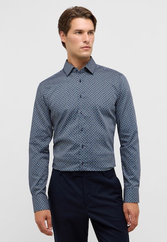 ETERNA Slim fit Zakelijk overhemd in Blauw: voorkant