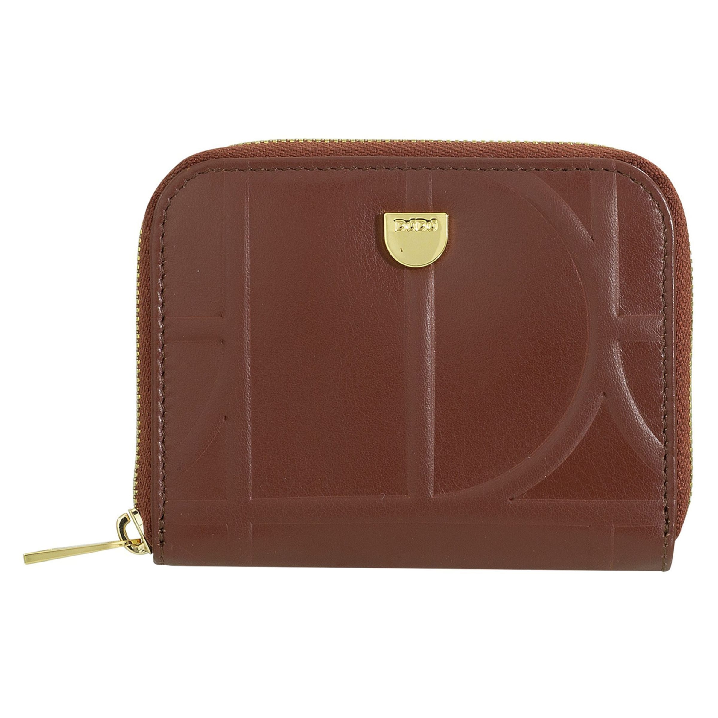 DuDu Wallet 'Up' in Brown: front