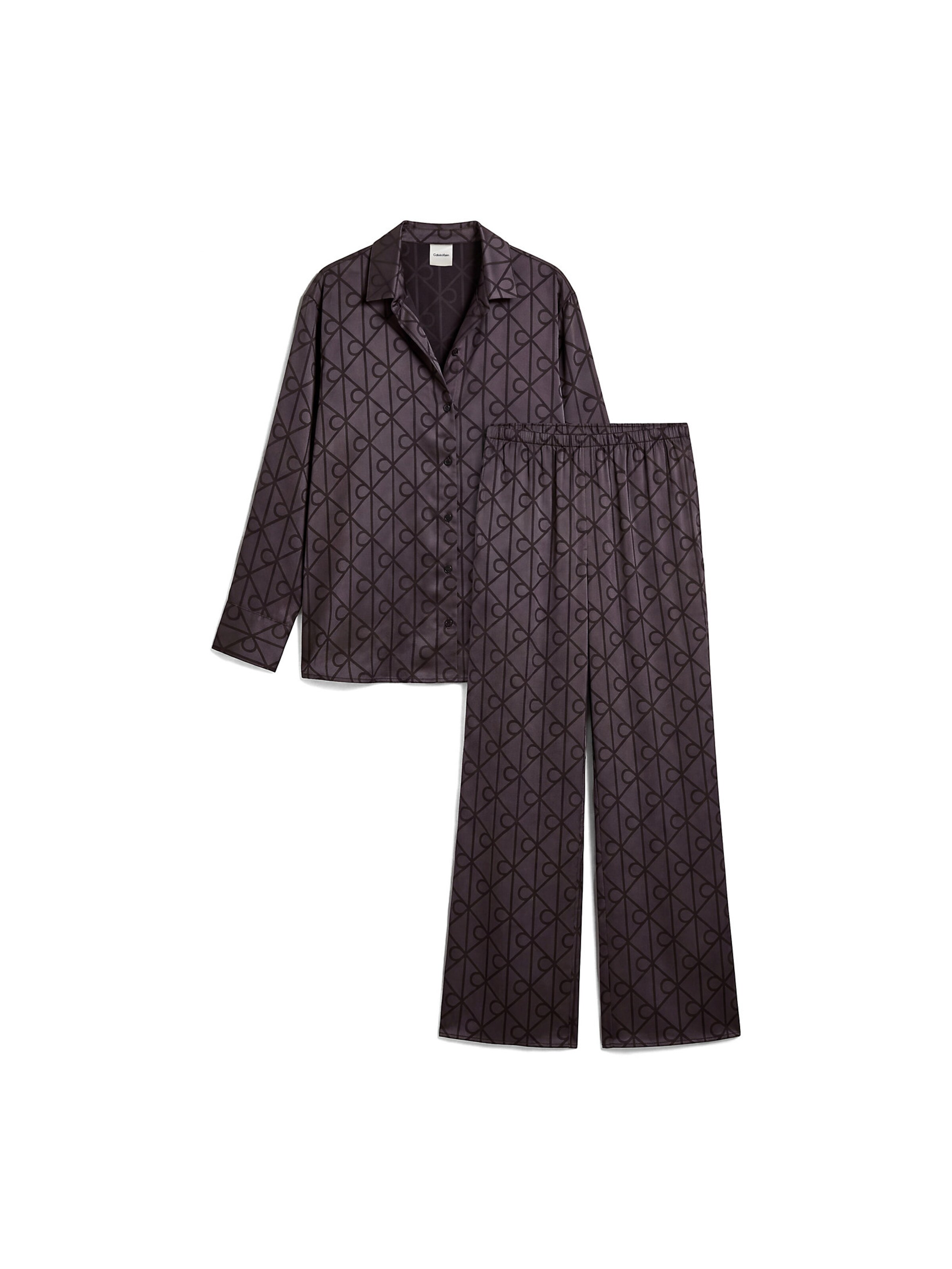 Pyjama Calvin Klein en gris : devant