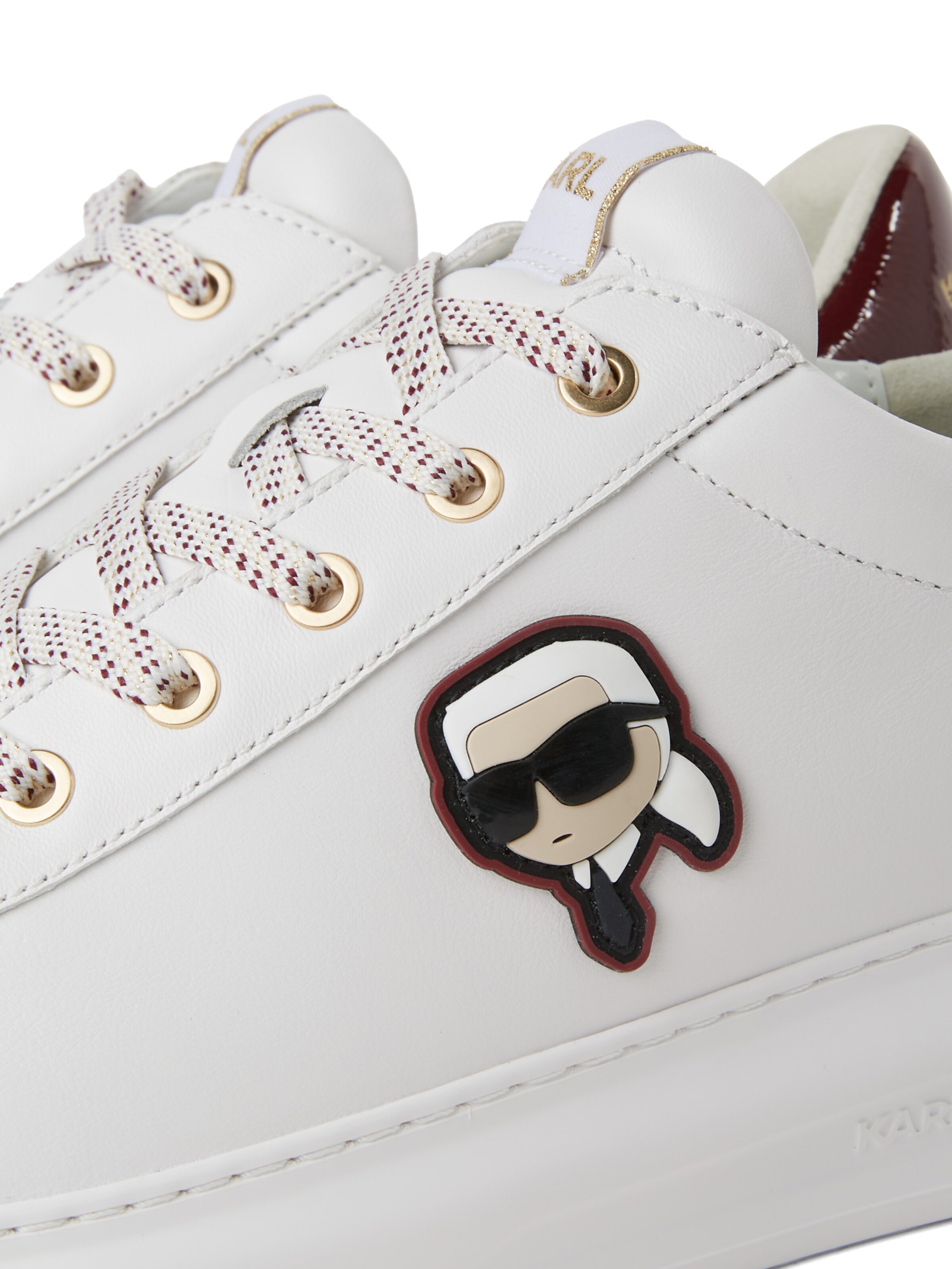 Karl Lagerfeld Rövid szárú sportcipők - fehér