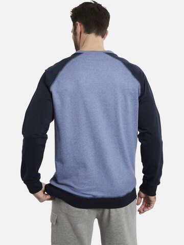 Sweat-shirt ' Owen ' Jan Vanderstorm en bleu