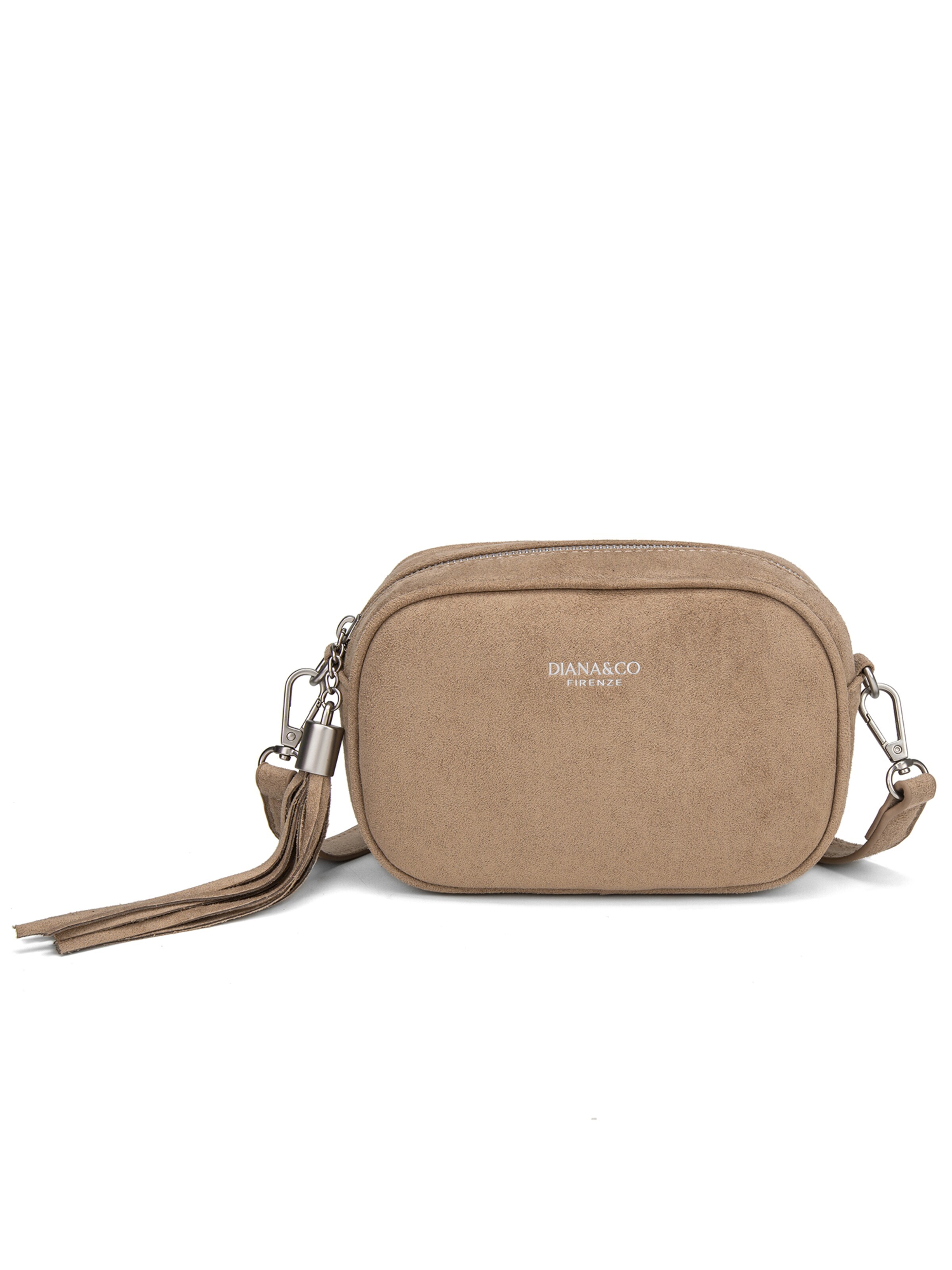 Borsa a tracolla di Diana&Co. in marrone: frontale