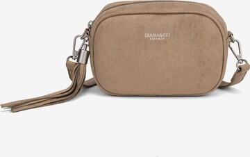 Borsa a tracolla di Diana&Co. in marrone: frontale