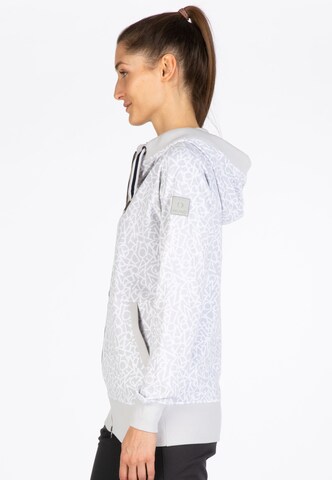 ViertelMond Zip-Up Hoodie 'Valentine' in Beige