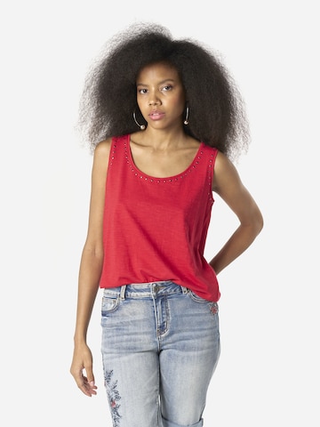 KOROSHI - Top en rojo: frente