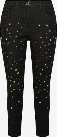 Angel of Style Slimfit Jeans in Schwarz: Vorderseite