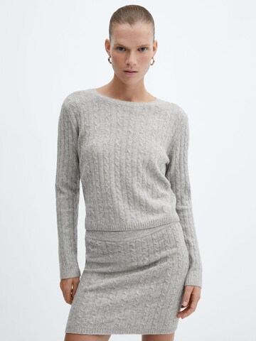 MANGO Sweater 'Jaime' in Grey: front