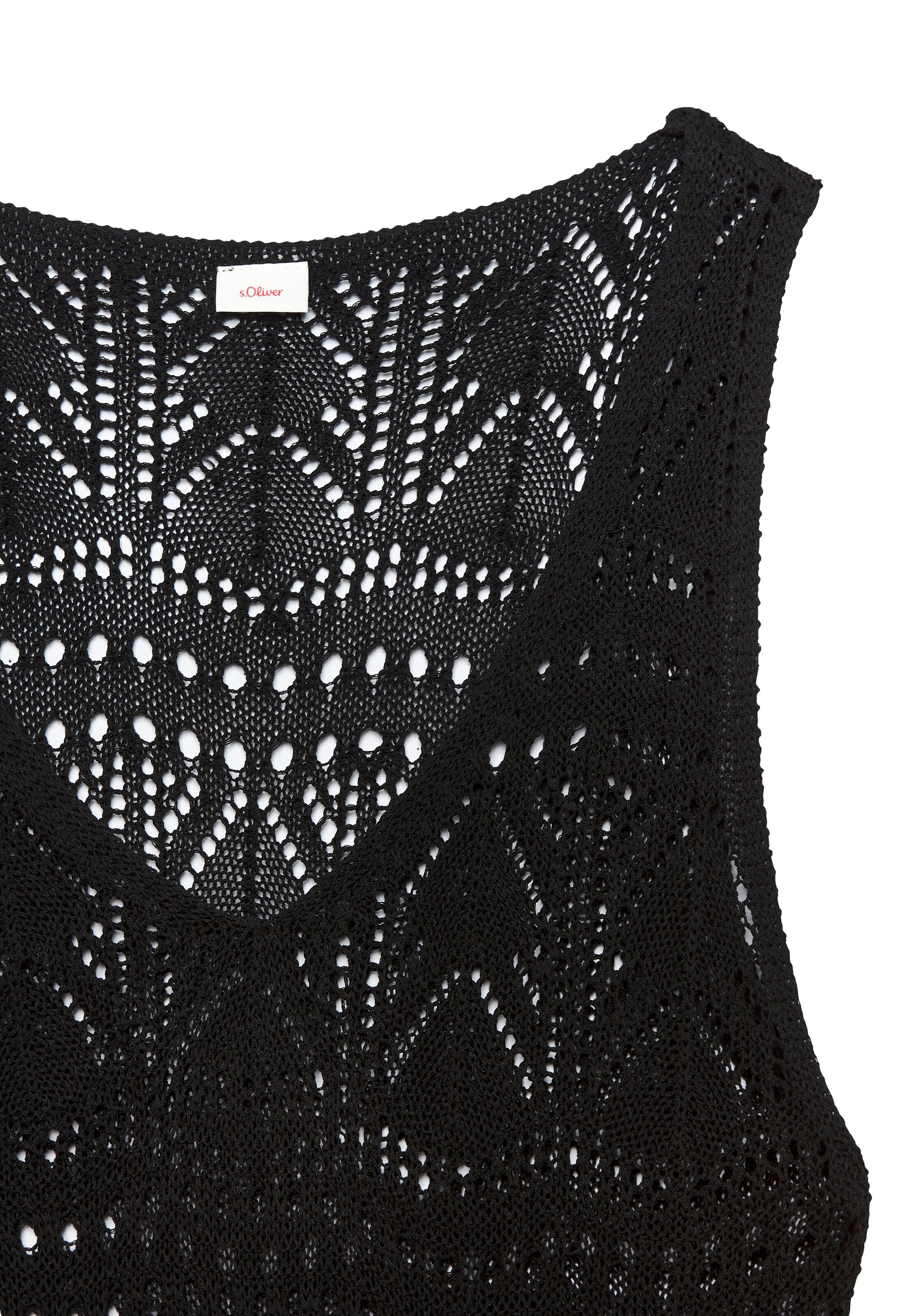 s.Oliver Sukienka plażowa w kolorze czarny