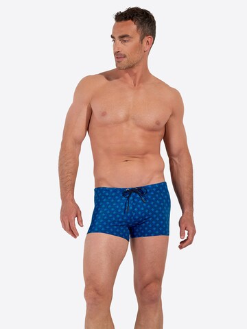 Shorts de bain ' Swim Shorts Trinacria ' HOM en bleu : devant