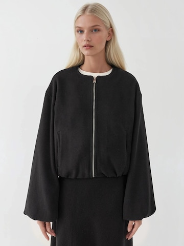 Giacca di mezza stagione di Hiccup in nero: frontale