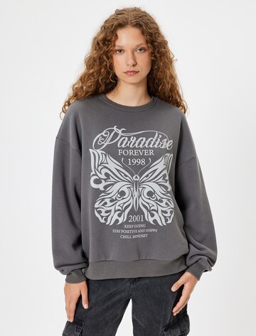 Koton Sweatshirt in Grey: front