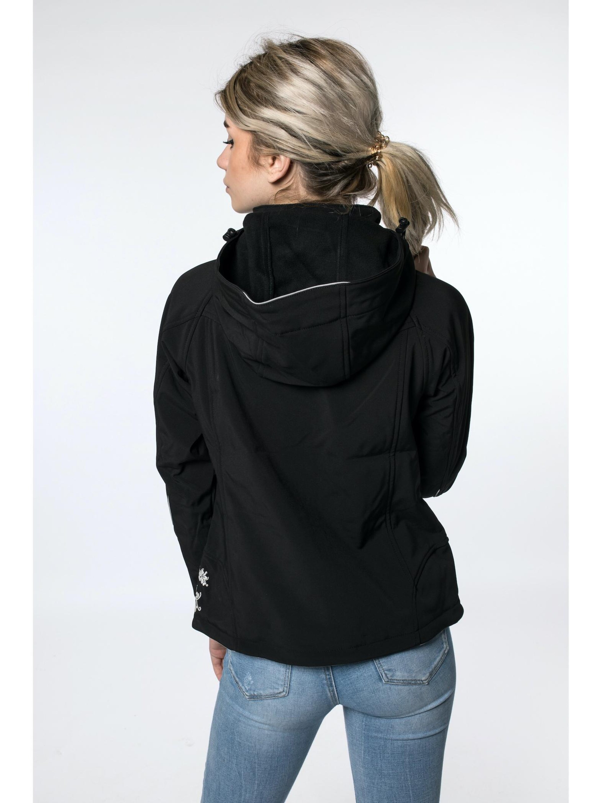 deproc Übergangsjacke 'NIGEL PEAK'‌‌‌ in Schwarz