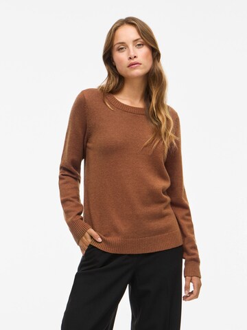 VILA Sweater in Brown: front