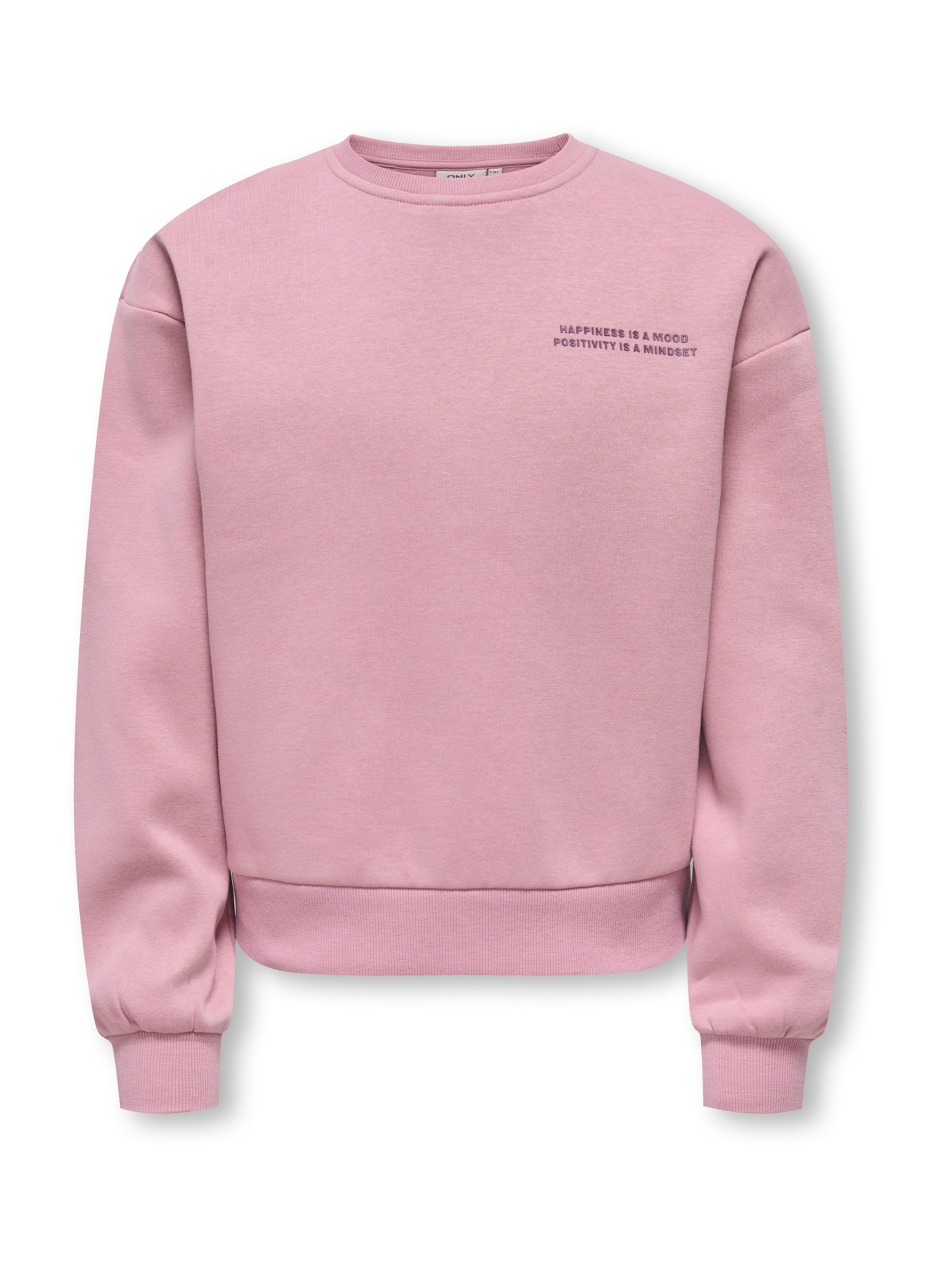 ONLY GIRLS Sweatshirt 'KOGCATRIN' in Pink: Vorderseite