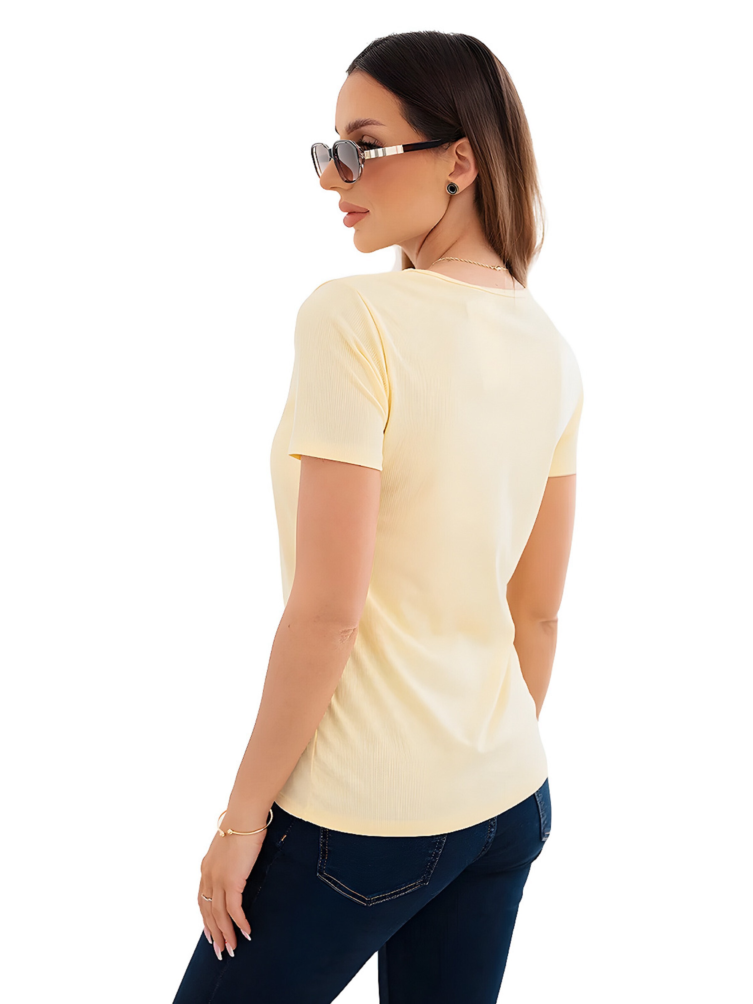 Lumera Shirt 'Peonia' in Geel