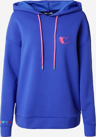 Key Largo Sweatshirt 'CHERIE' in Blauw: voorkant