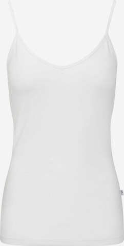 SEIDENSTICKER Top 'Schwarze Rose' in White: front