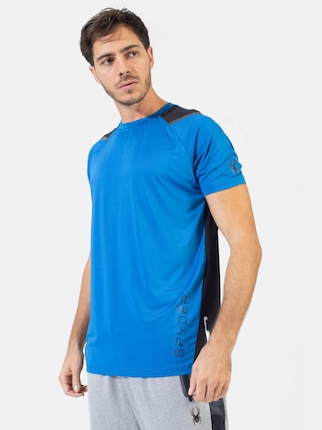 Spyder Functioneel shirt in Blauw