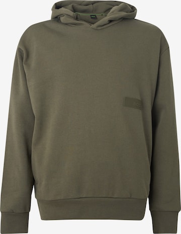 BOSS Sweatshirt in Grün: Vorderseite