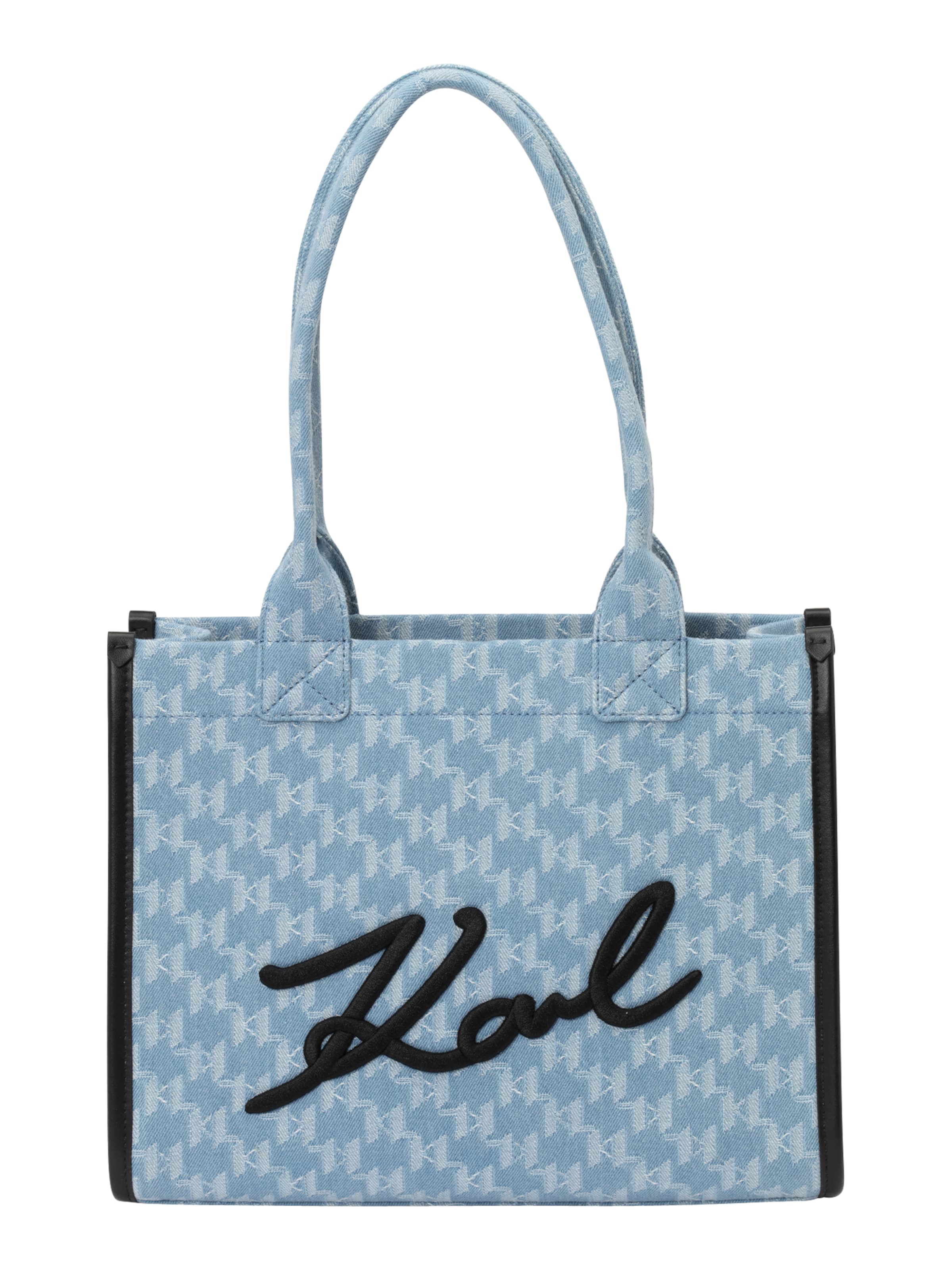 Shopper 'Skuare' di Karl Lagerfeld in blu: frontale