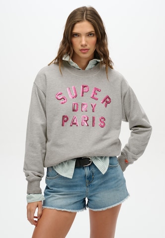 Superdry Sweatshirt in Grau: Vorderseite