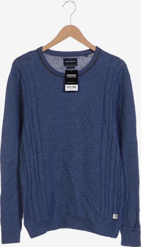 HECHTER PARIS Sweater & Cardigan in XXL in Blue: front
