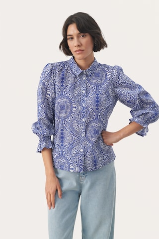 Part Two Blouse 'Nevin' in Blue: front