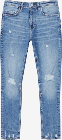 Pull&Bear Slimfit Jeans in Blau: predná strana