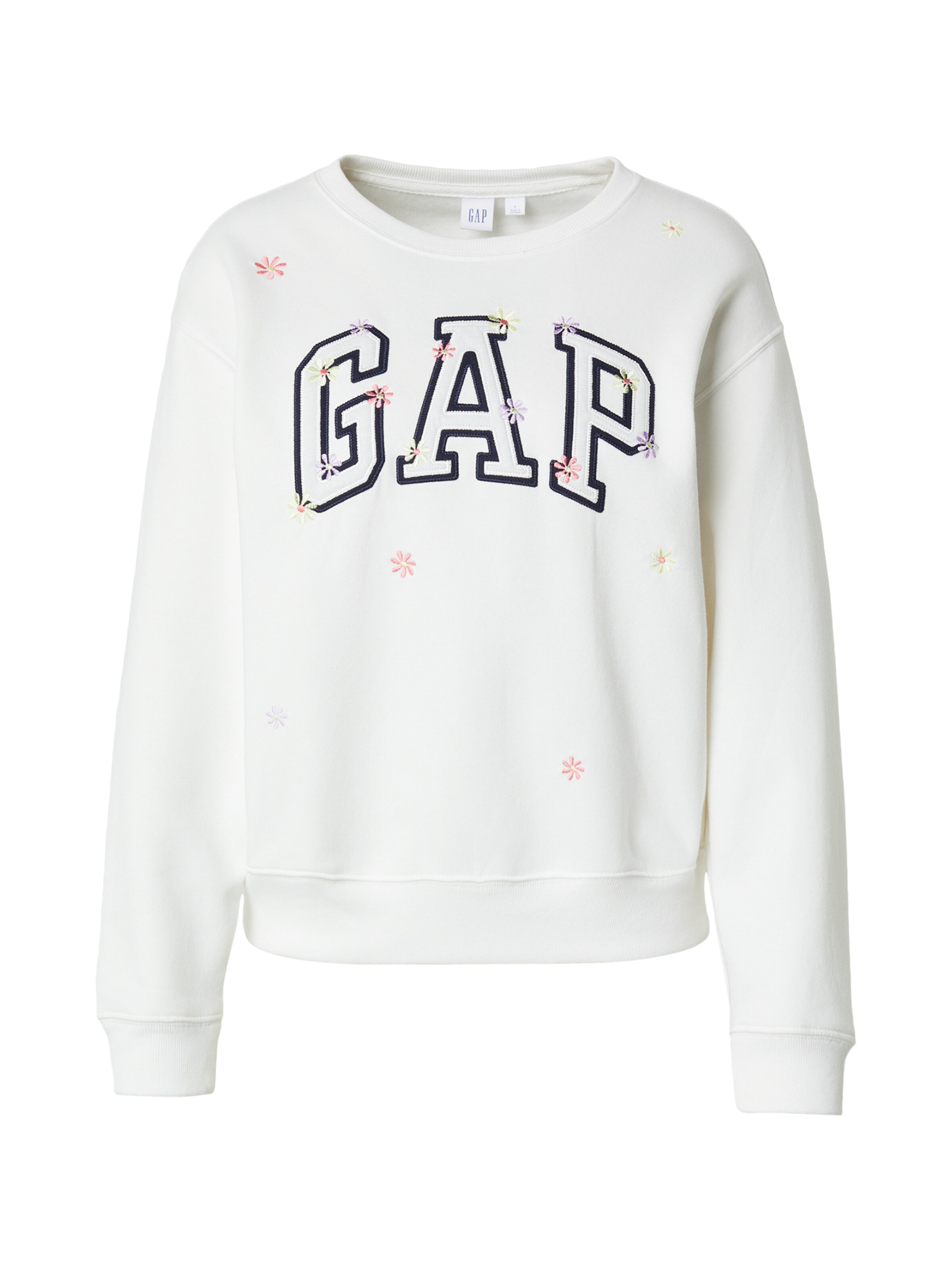 GAP Sweatshirt 'HERITAGE' in Weiß: Vorderseite
